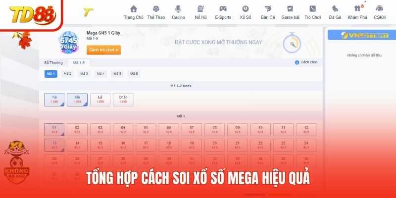 Tổng hợp cách soi xổ số Mega hiệu quả